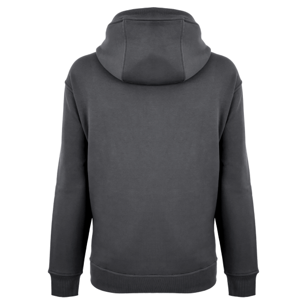 Lébrett's Grove Hoodie in grey. Image of the back.